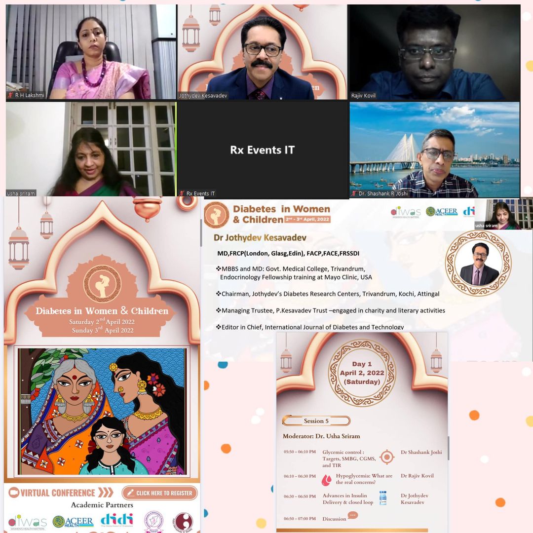 April 2, 2022: Lecture by Dr. Jothydev Kesavadev