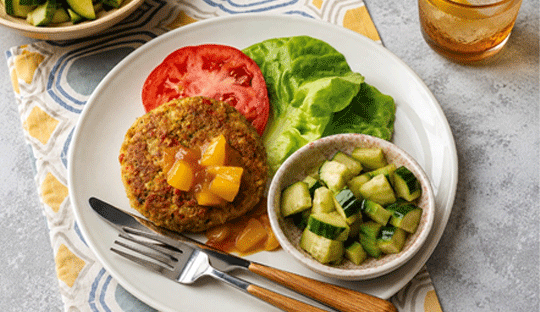 Lime Spiced Mini Tostada with Guacamole Topper