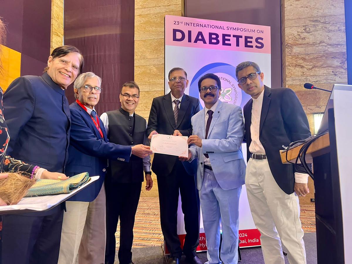 Technology Innovation Award for Dr.Jothydev Kesavadev