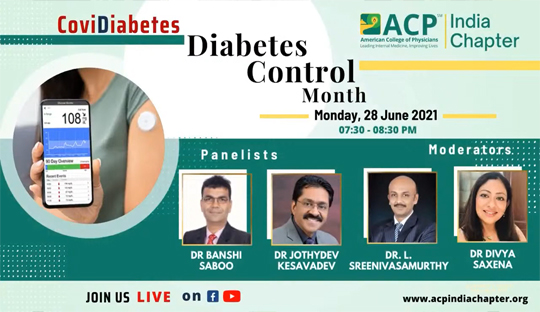 28 June 2021: ACP India Chapter. Public health awareness event