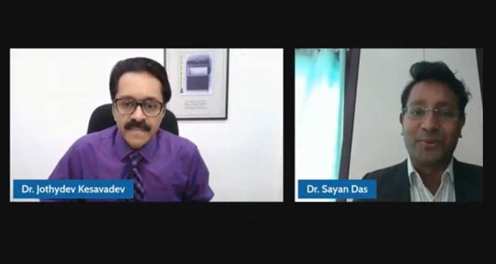 Dr. Jothydev Kesavadev at the National Webinar