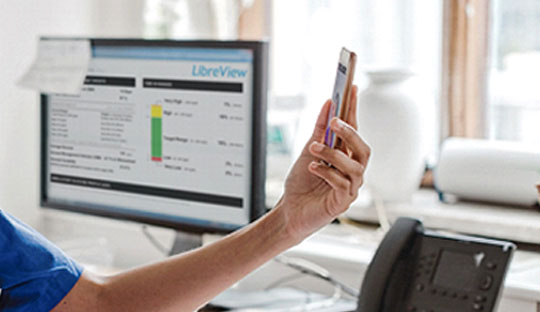 CGM use aids in less staff exposure to COVID-19