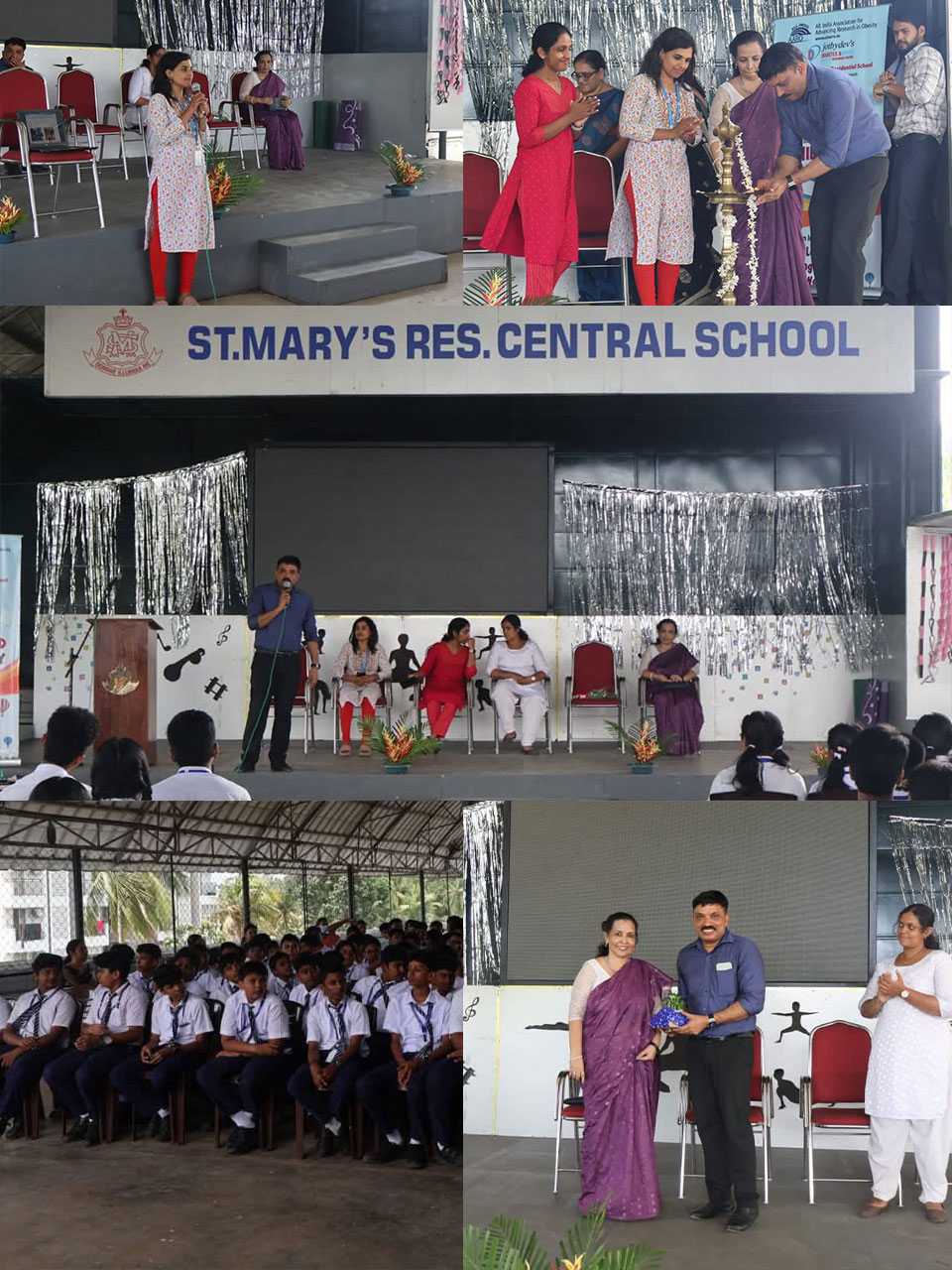 Childhood Obesity Awareness Program in collaboration with AIAARO Kerala chapter at St.Mary’s Residential Centre School, Mudavanmugal