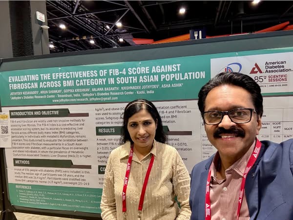 Original Research from Jothydev’s Diabetes Centre Featured at ADA 2025, Chicago