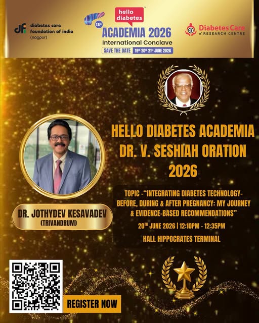 Dr. D. Veeraswamy Seshiah Oration at Hello Diabetes Academia 