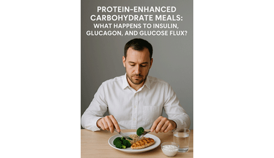 Protein-Enhanced Carbohydrate Meals: What Happens to Insulin, Glucagon and Glucose Flux?