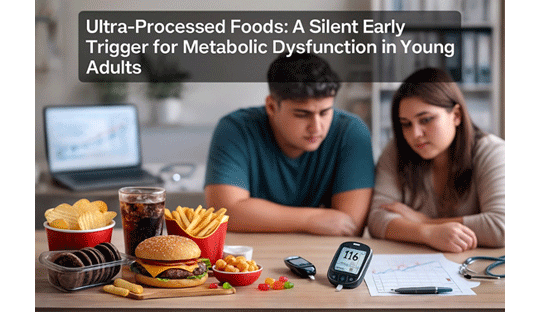 Ultra-Processed Foods: A Silent Early Trigger for Metabolic Dysfunction in Young Adults