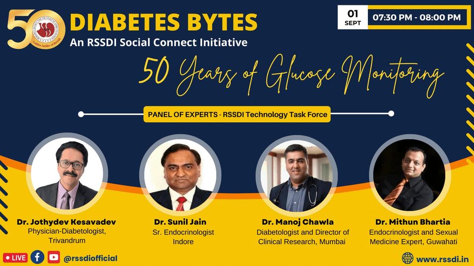 50 years of RSSDI: Diabetes Bytes.