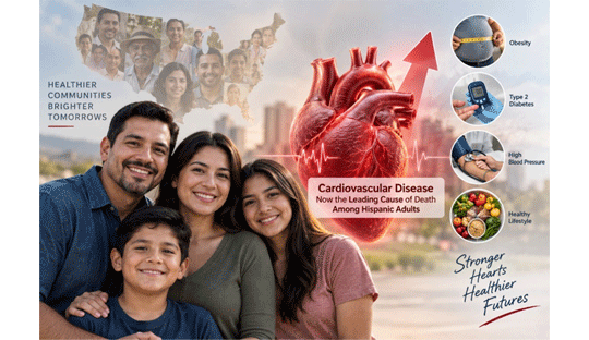 Cardiovascular Disease Surpasses Cancer as Leading Cause of Death Among Hispanic Adults in the U.S.